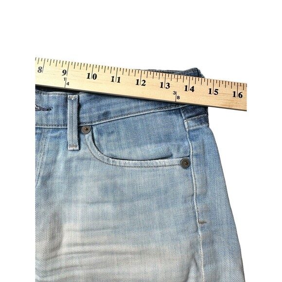 Citizens Of Humanity Size 26 Denim Ombré‎ Jean Shorts Cut Offs Frayed Hem #I3-5 - Picture 8 of 10